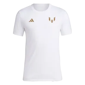 Adidas Messi Gold Name and Number Tee