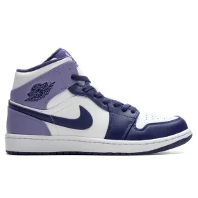 Air Jordan 1 Mid - Sky J Purple/Sky J Purple/White