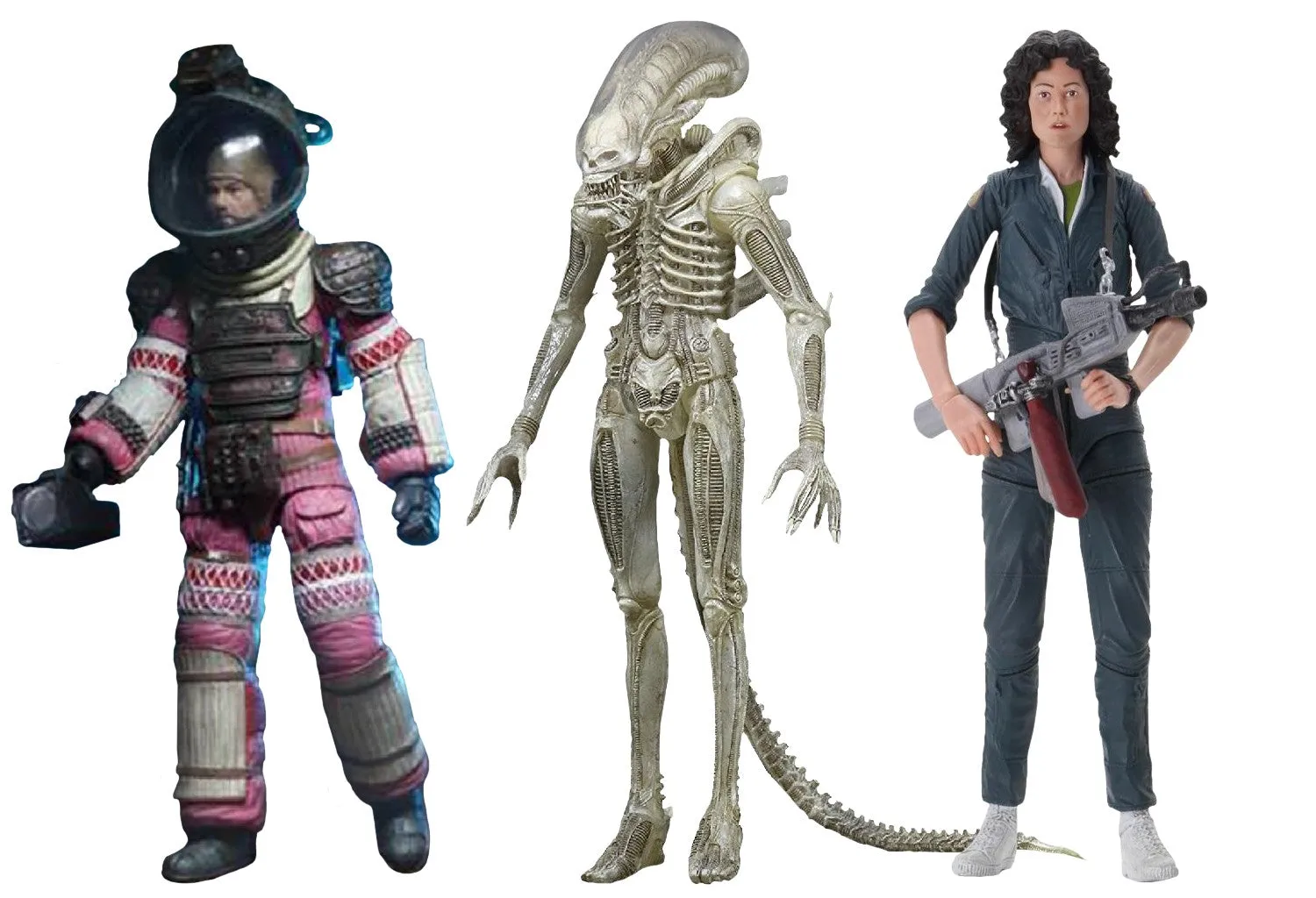 Alien - 40th Anniversary Series 1 7” Action Figure Assortment (Set of 3) - NECA