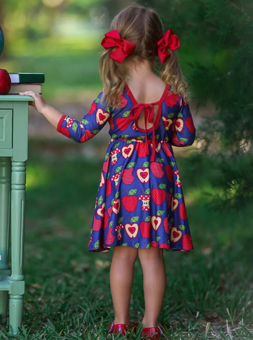 Apples For Days Skater Dress