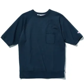 BATTENWEAR Short Sleeve Reach Up Sweatshirt Navy