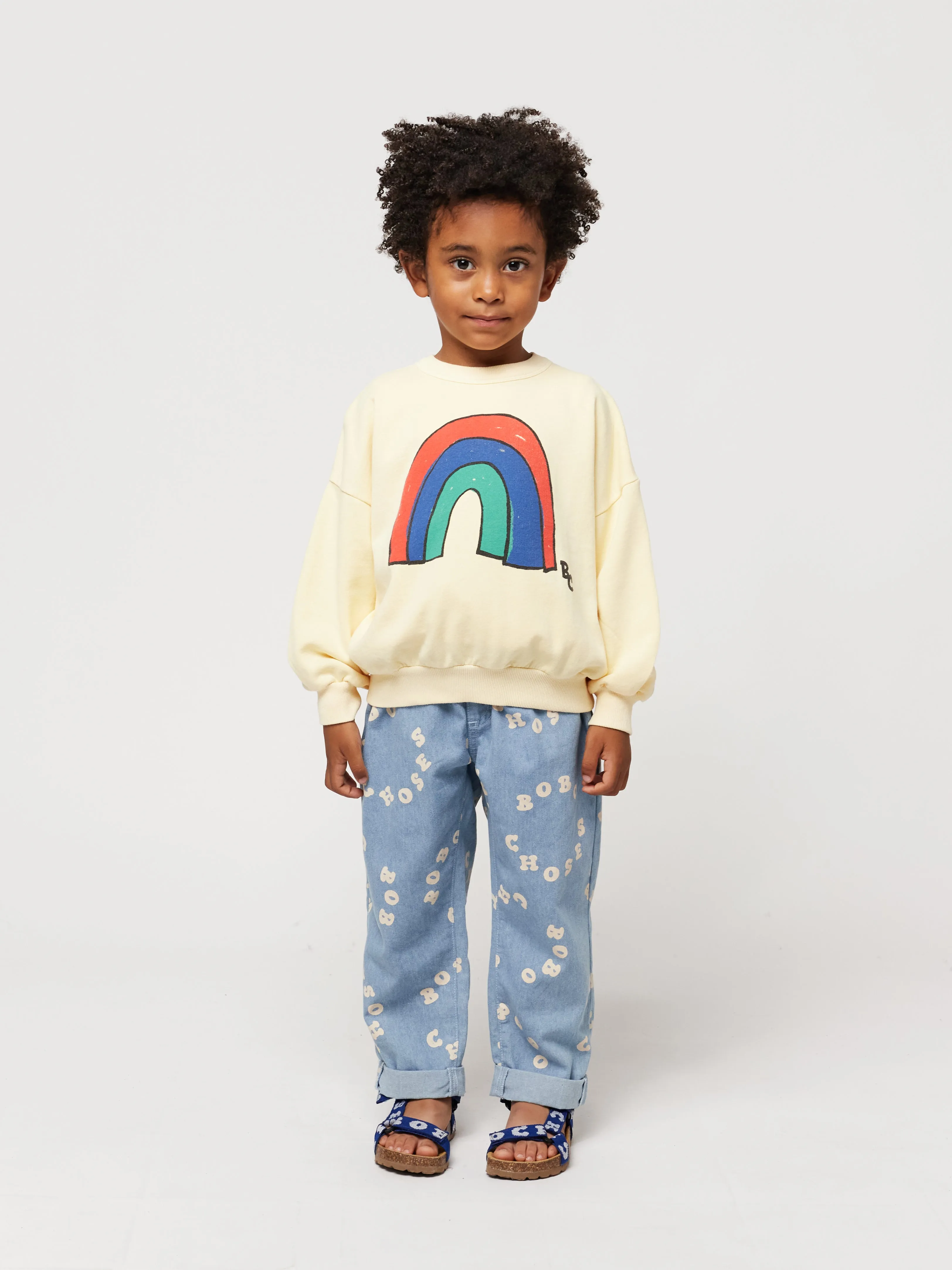 Bobo Choses | Bobo Choses Circle all over denim pants