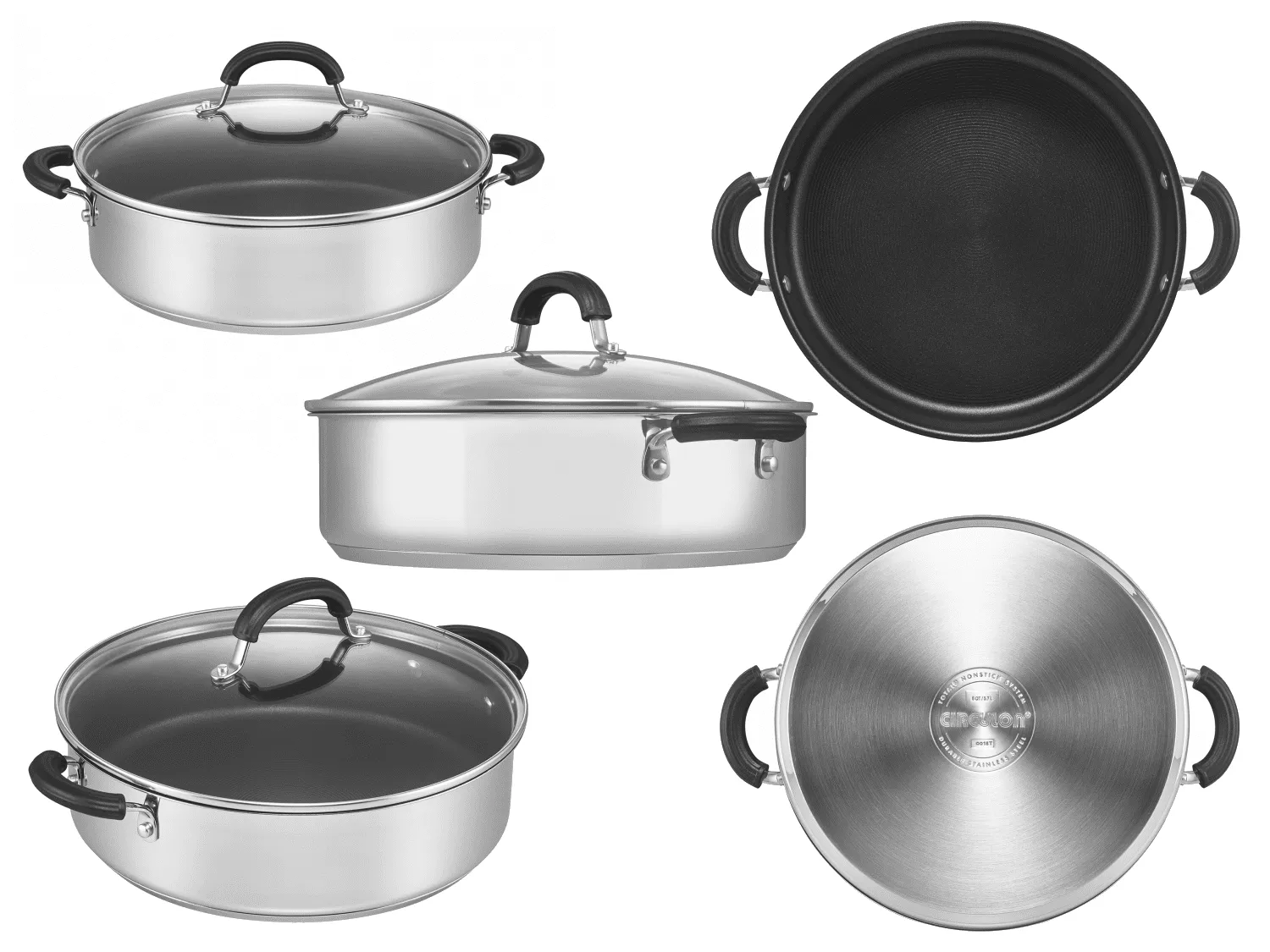 Circulon Sauteuse Stainless Set