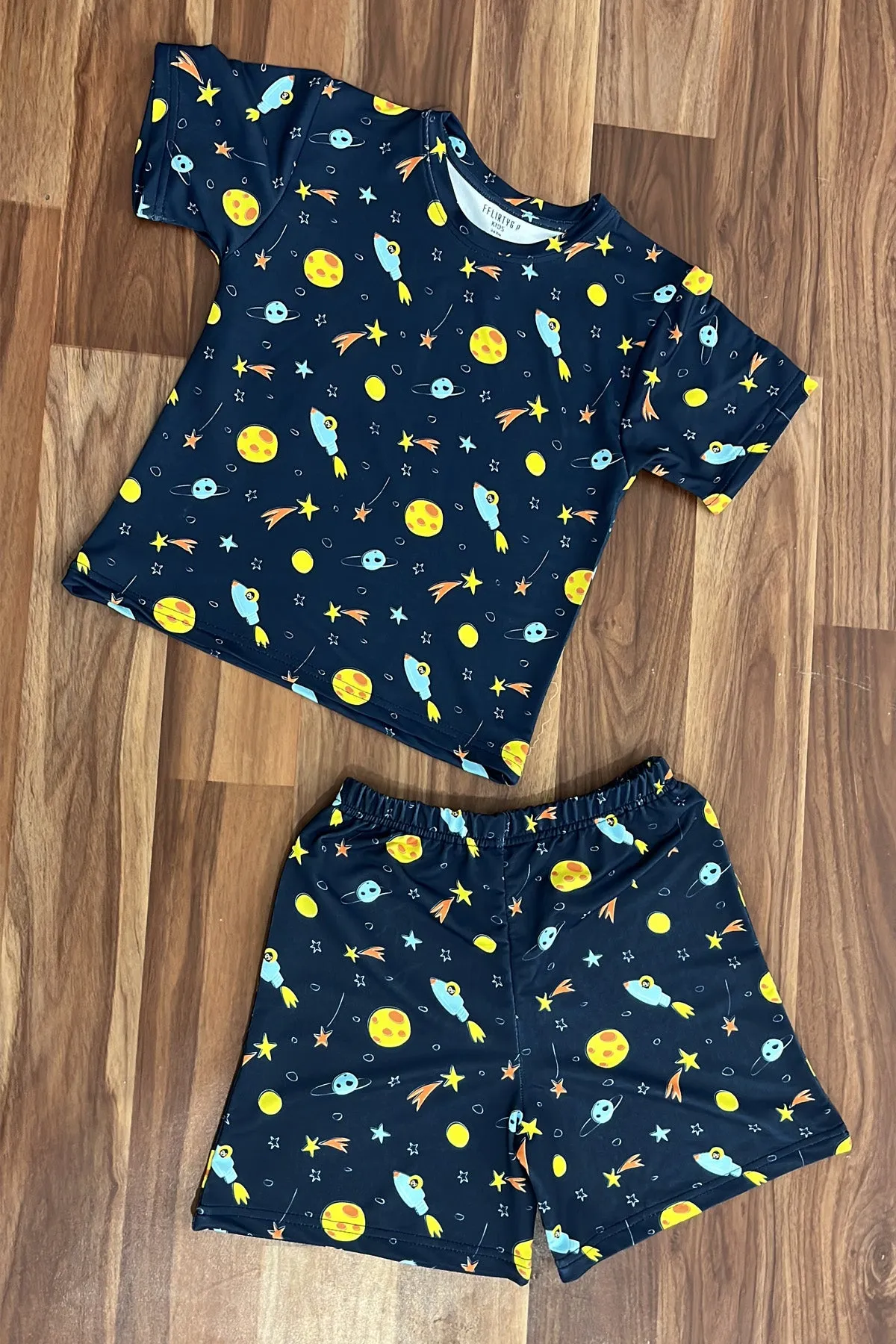 Cosmic Adventure Kids Short Set