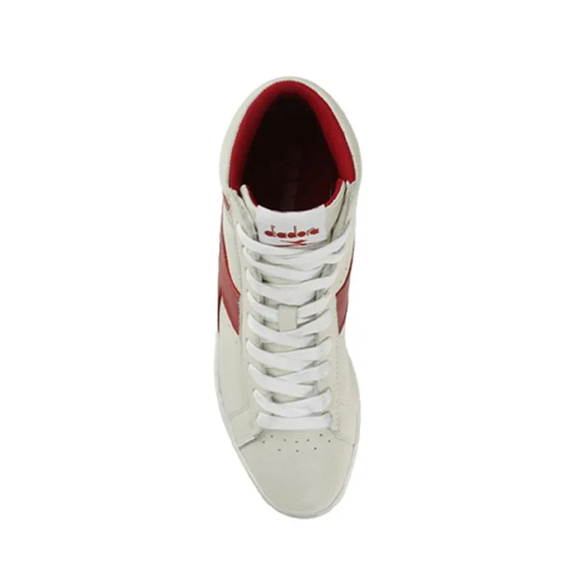 DIADORA SNEAKERS GAME L HIGH WAXED BIANCO - ROSSO