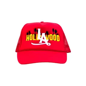 Dropout LA Hollywood Trucker Hat - Red