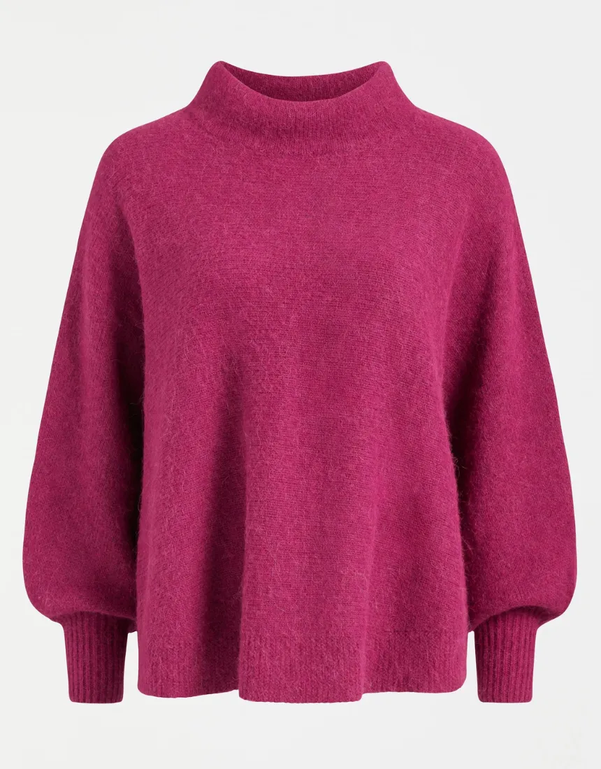 Elk - Palmen Poncho Hot Pink