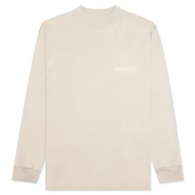 Essentials L/S Tee - Wheat