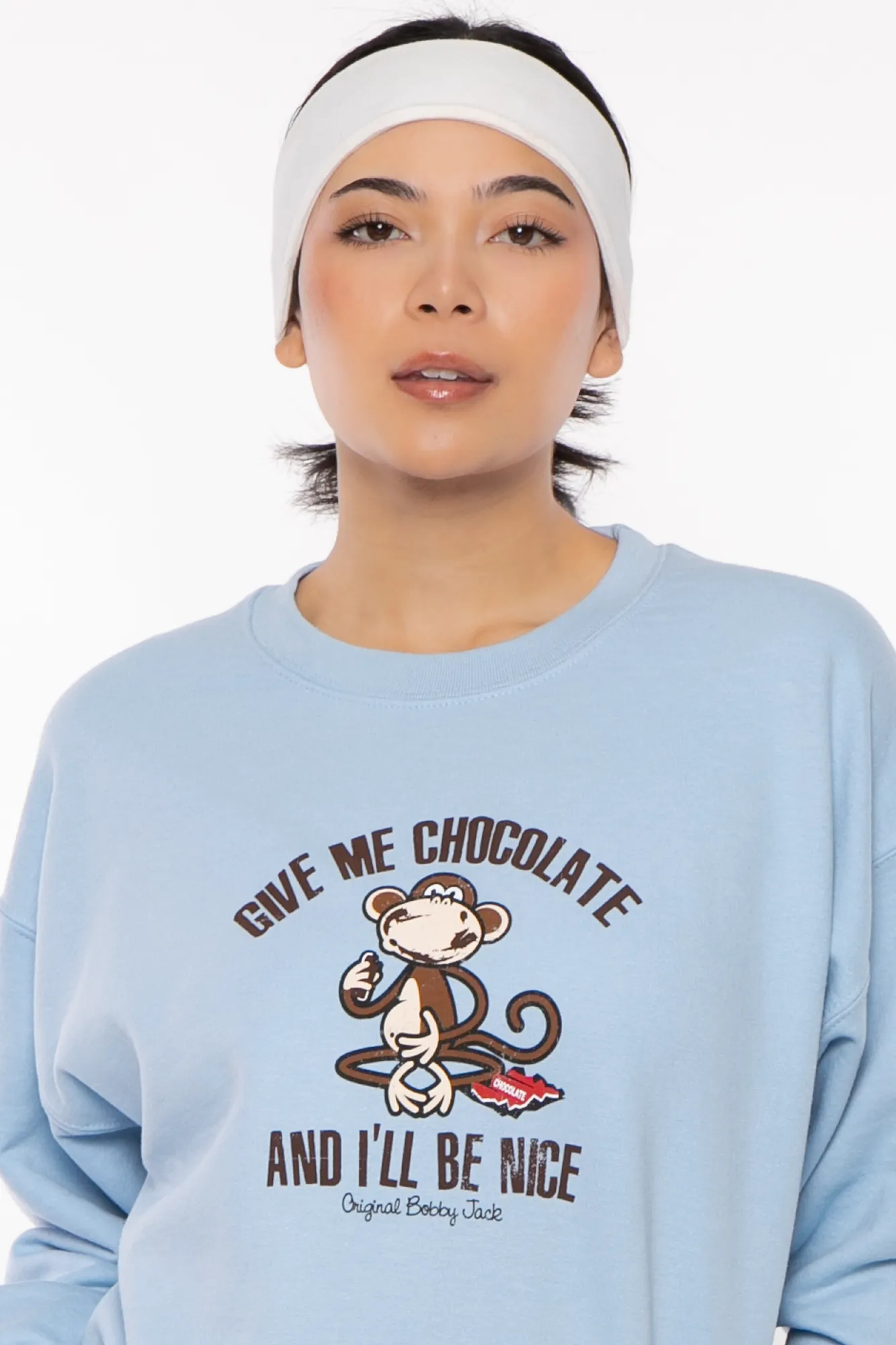 Give Me Chocolate - Bobby Jack Crew Sweatshirt - Blue