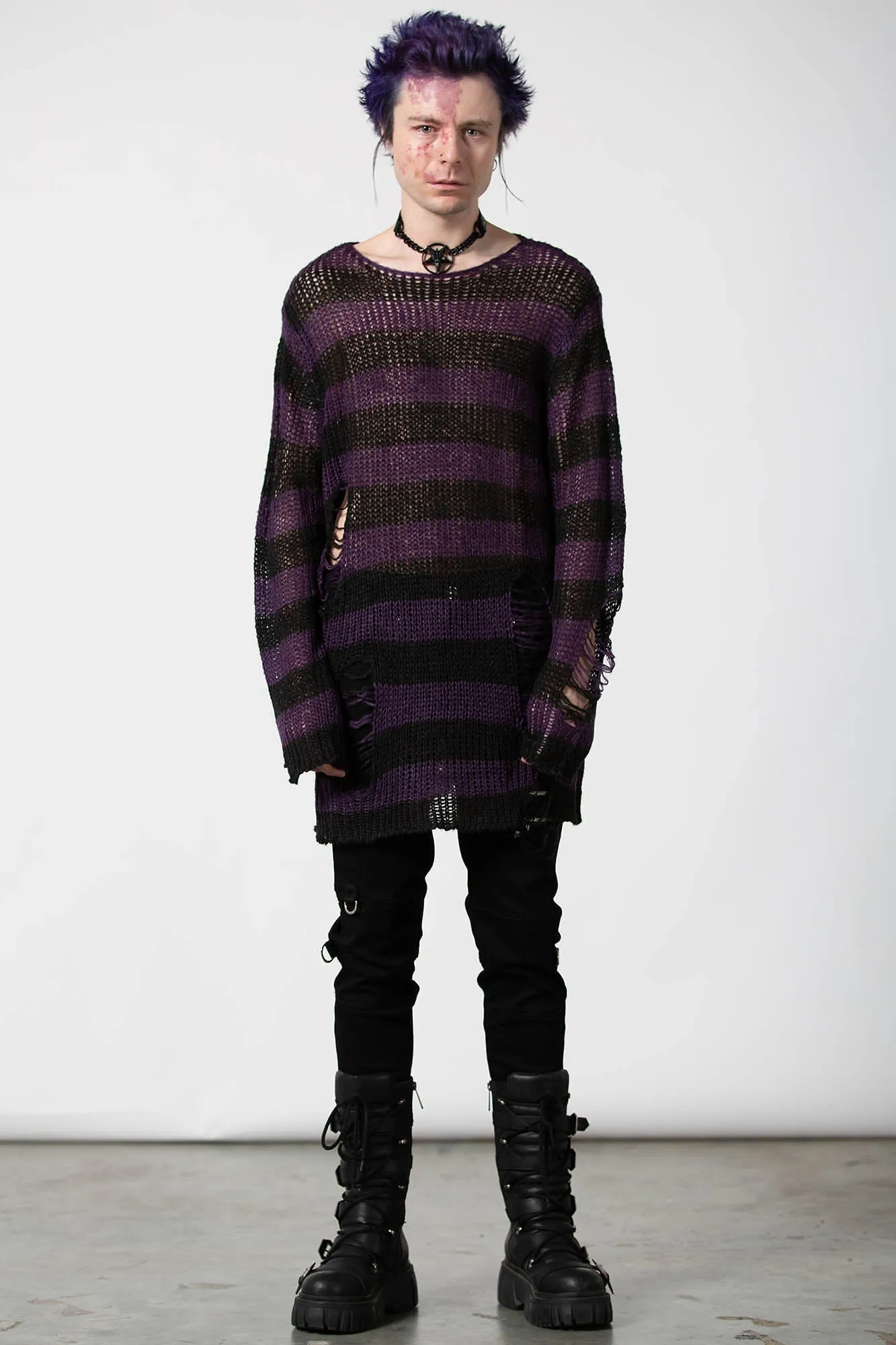 Graph Knit Sweater Resurrect