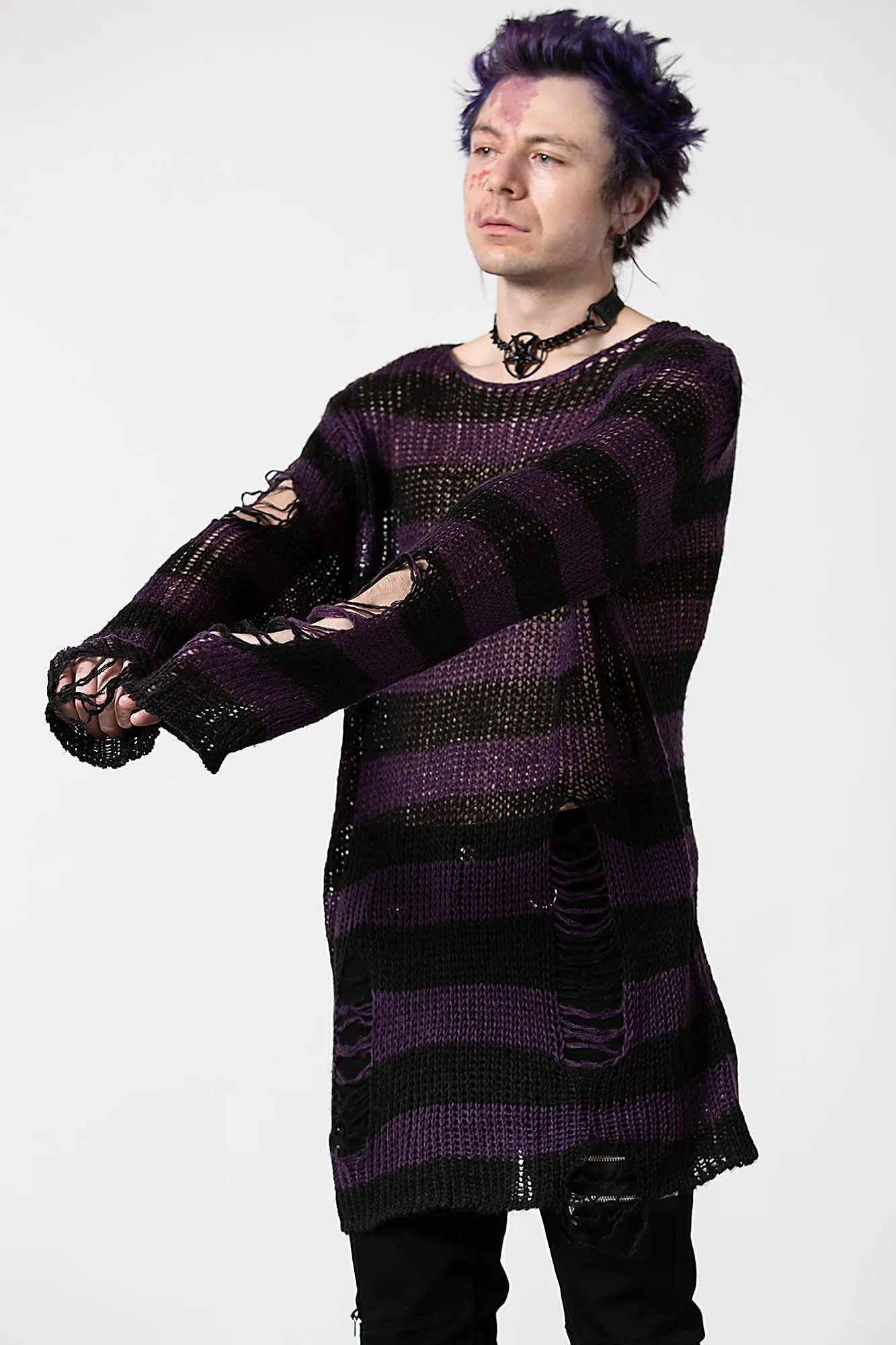 Graph Knit Sweater Resurrect