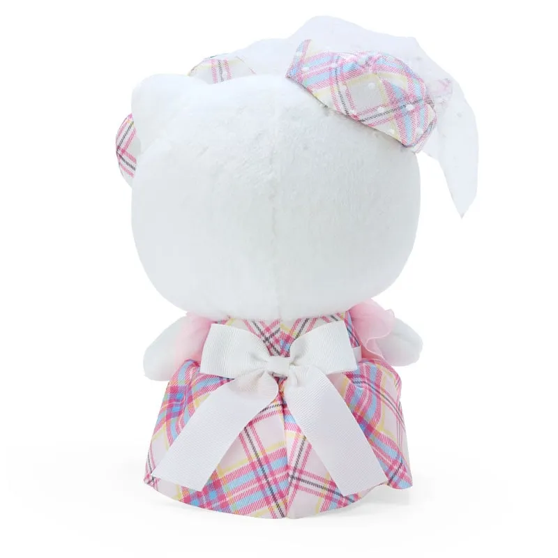 Hello Kitty 8" Plush (Hello Kitty Dress Tartan Series)