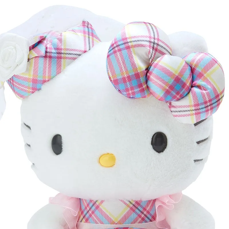 Hello Kitty 8" Plush (Hello Kitty Dress Tartan Series)