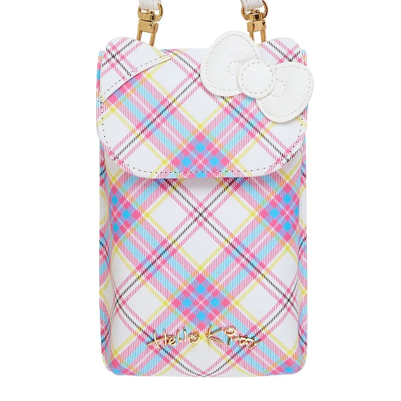 Hello Kitty Crossbody Phone Bag (Hello Kitty Dress Tartan Series)