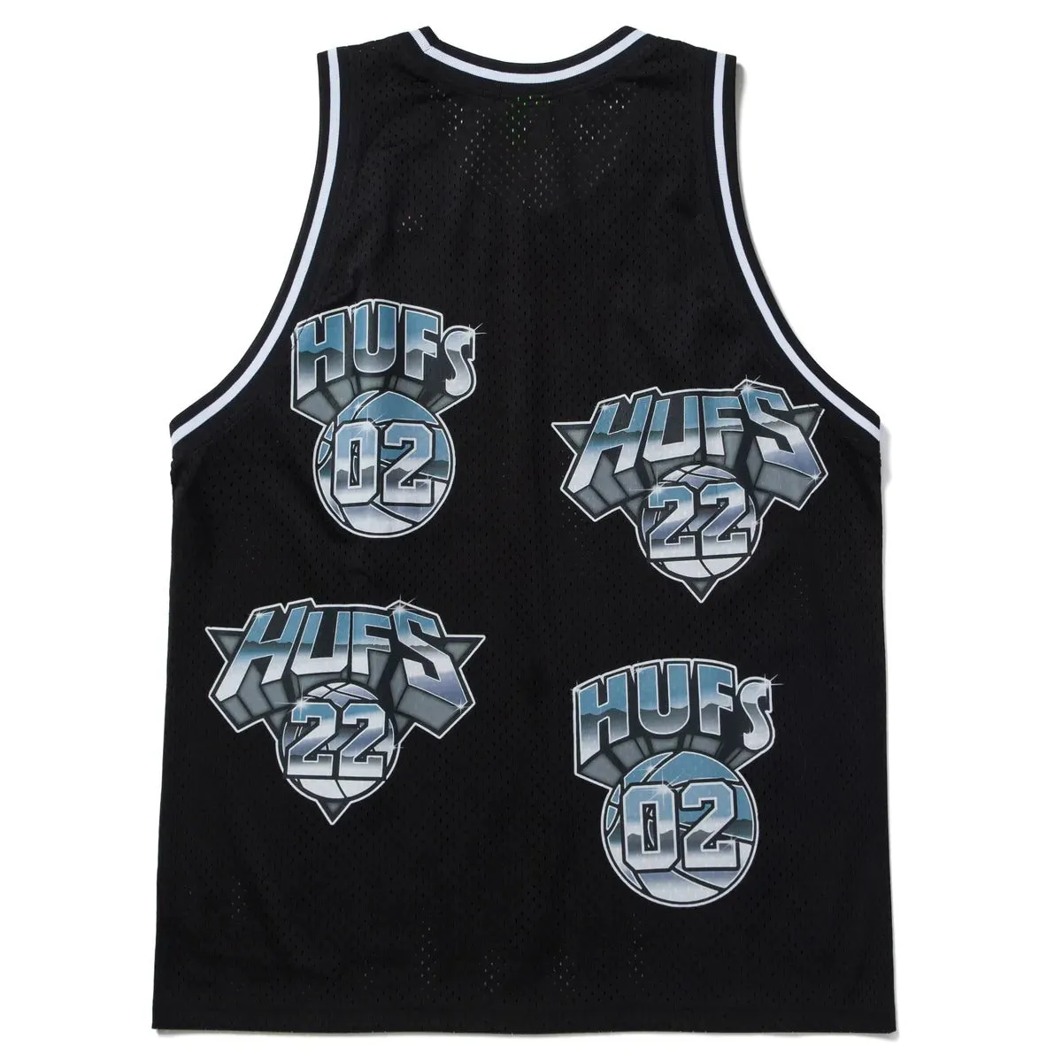 Huf Men Basketball Jersey Black KN00354-BLK