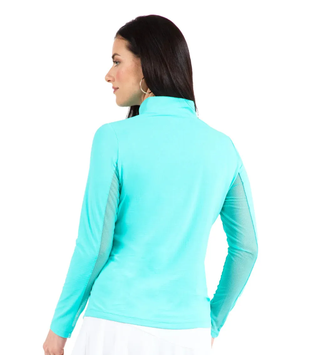 IBKUL Mock Long Sleeve Jade