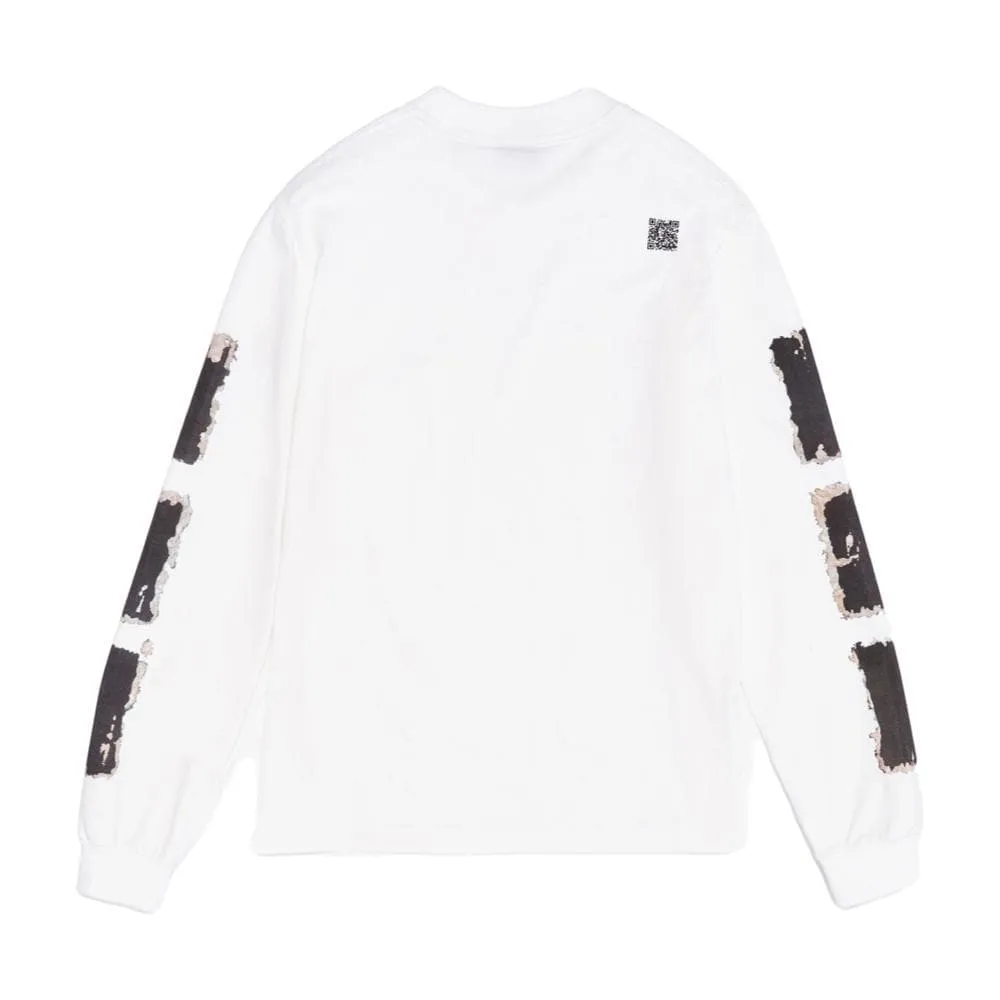 IISE BURNT HANJI LONG SLEEVE-WHITE