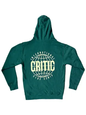 International Hoodie in Forest Green