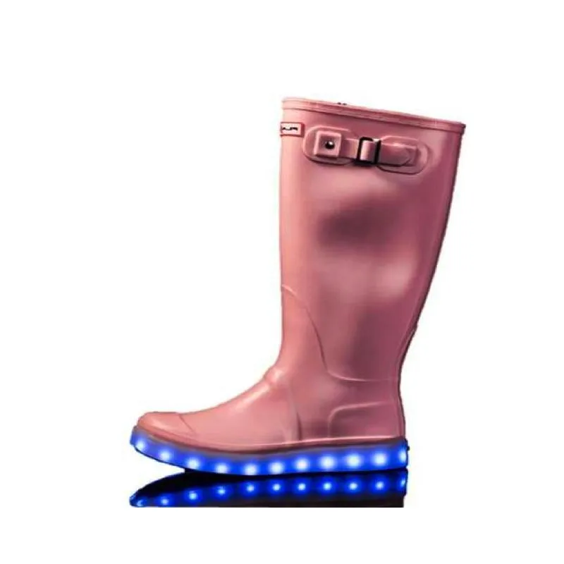 Light up Flashez Wellies - Candy Pink