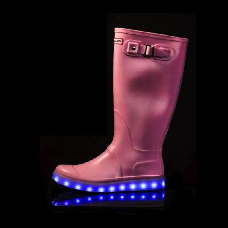 Light up Flashez Wellies - Candy Pink