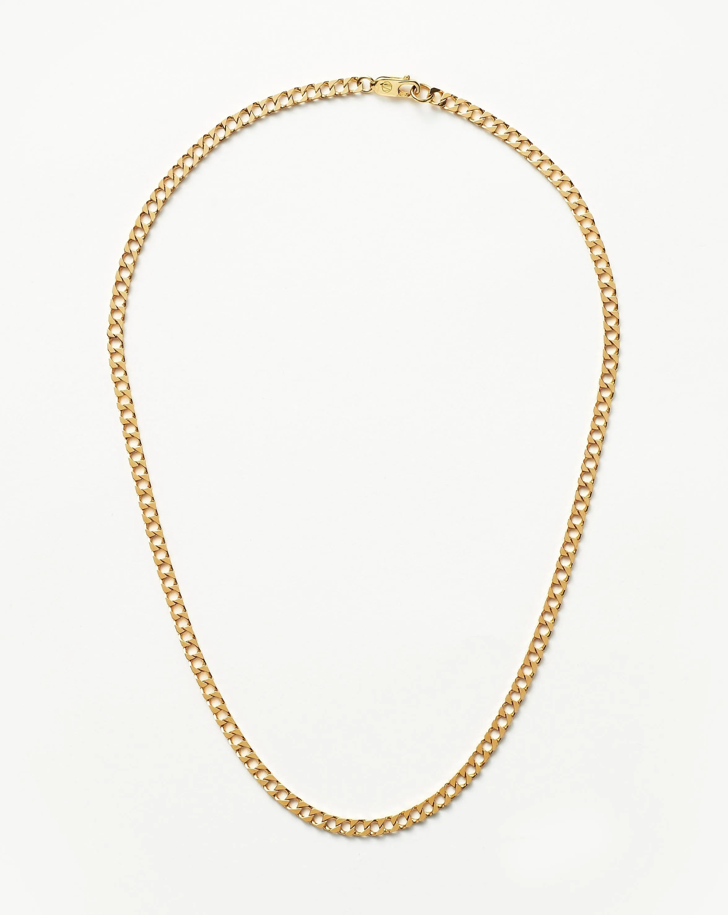 Lucy Williams Flat Curb Chain Necklace