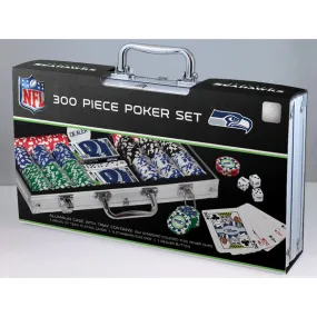 Master Pieces Seattle Seahawks 300 piece Poker Set