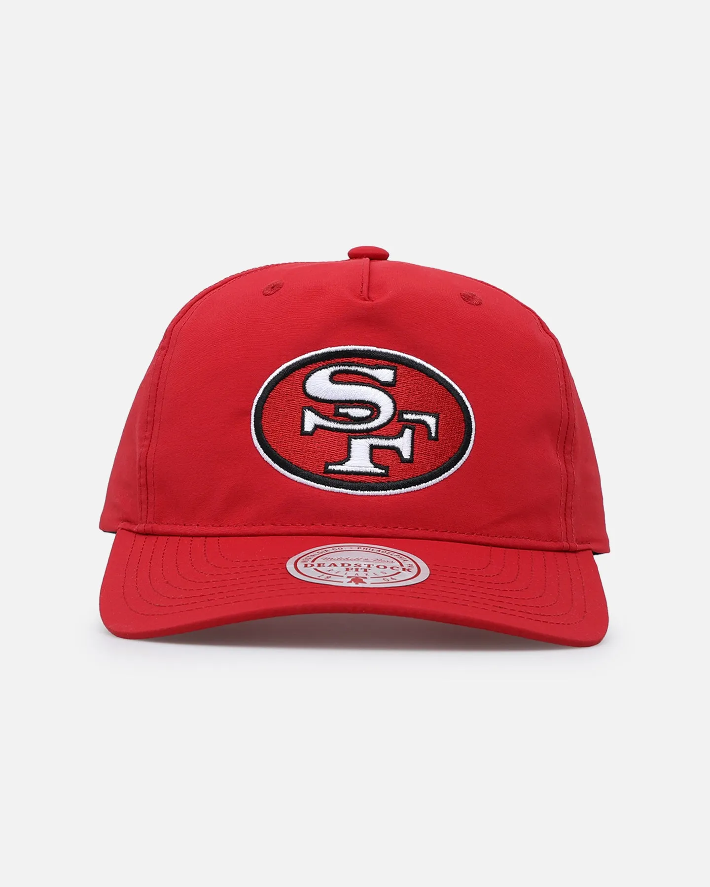 Mitchell & Ness San Francisco 49ers Retro Matte Nylon Origins Snapback Red