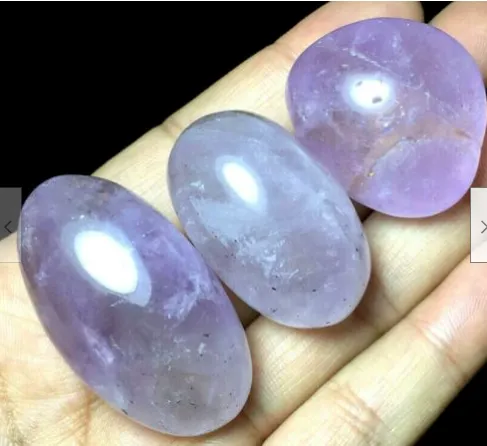 Natural Amethyst gemstone Crystal Purple palmstone