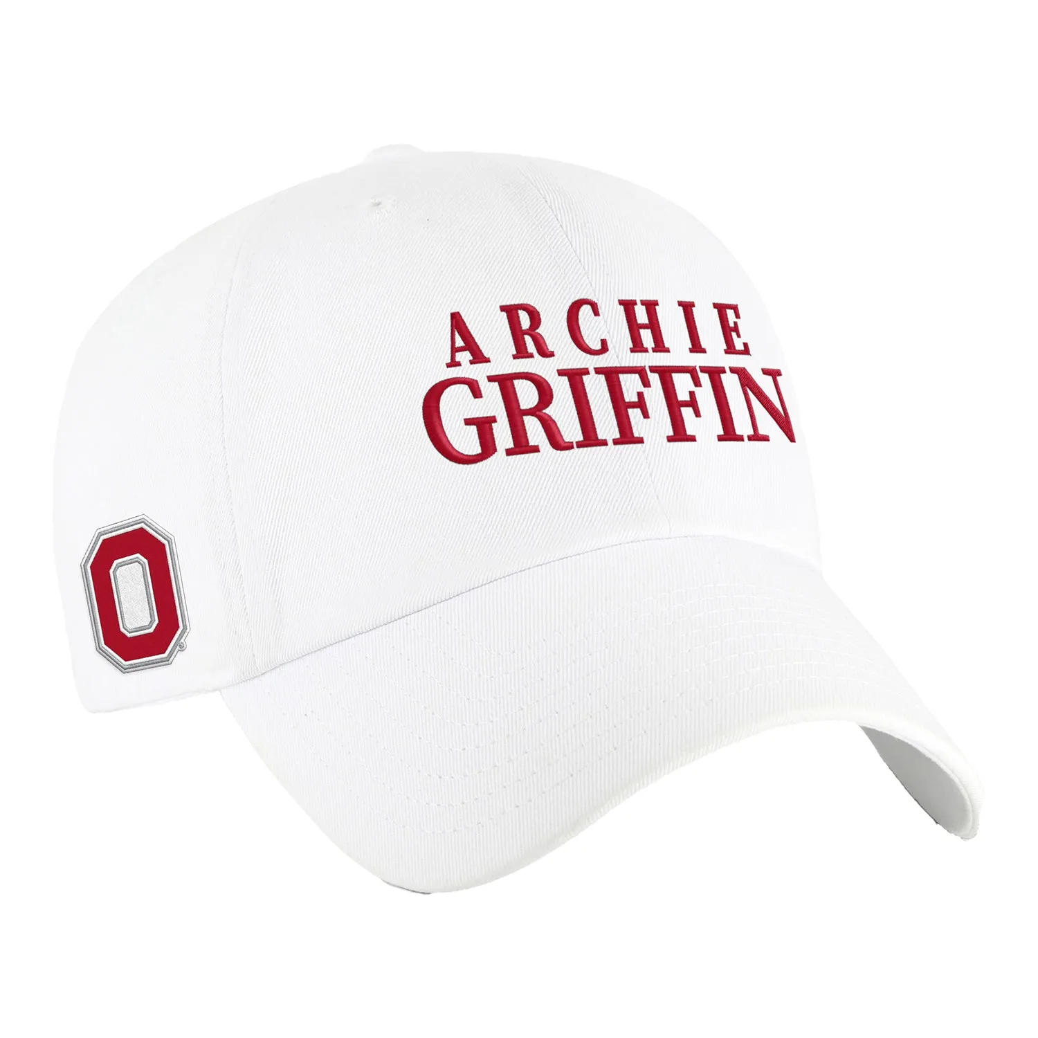 Ohio State Buckeyes Archie Griffin 50th Anniversary White Adjustable Hat