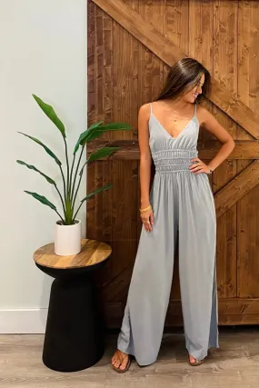 Opal Jumpsuit / Silver Grey