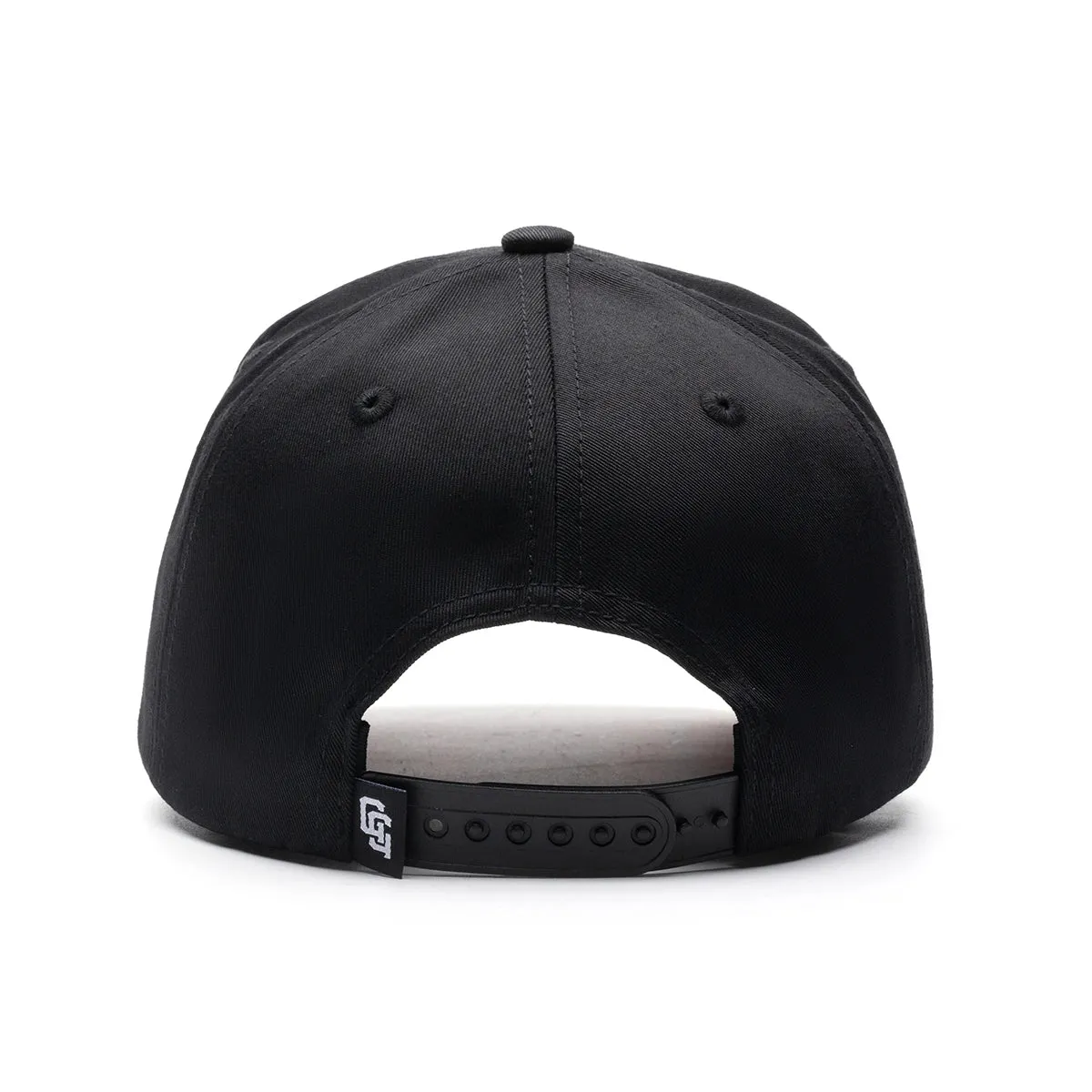 PlayGolf Black SnapBack Golf Hat - Curved Brim