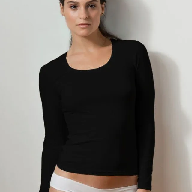 Plus Size Long Sleeve Scoop Neck (Discontinued sizes) - FINAL SALE