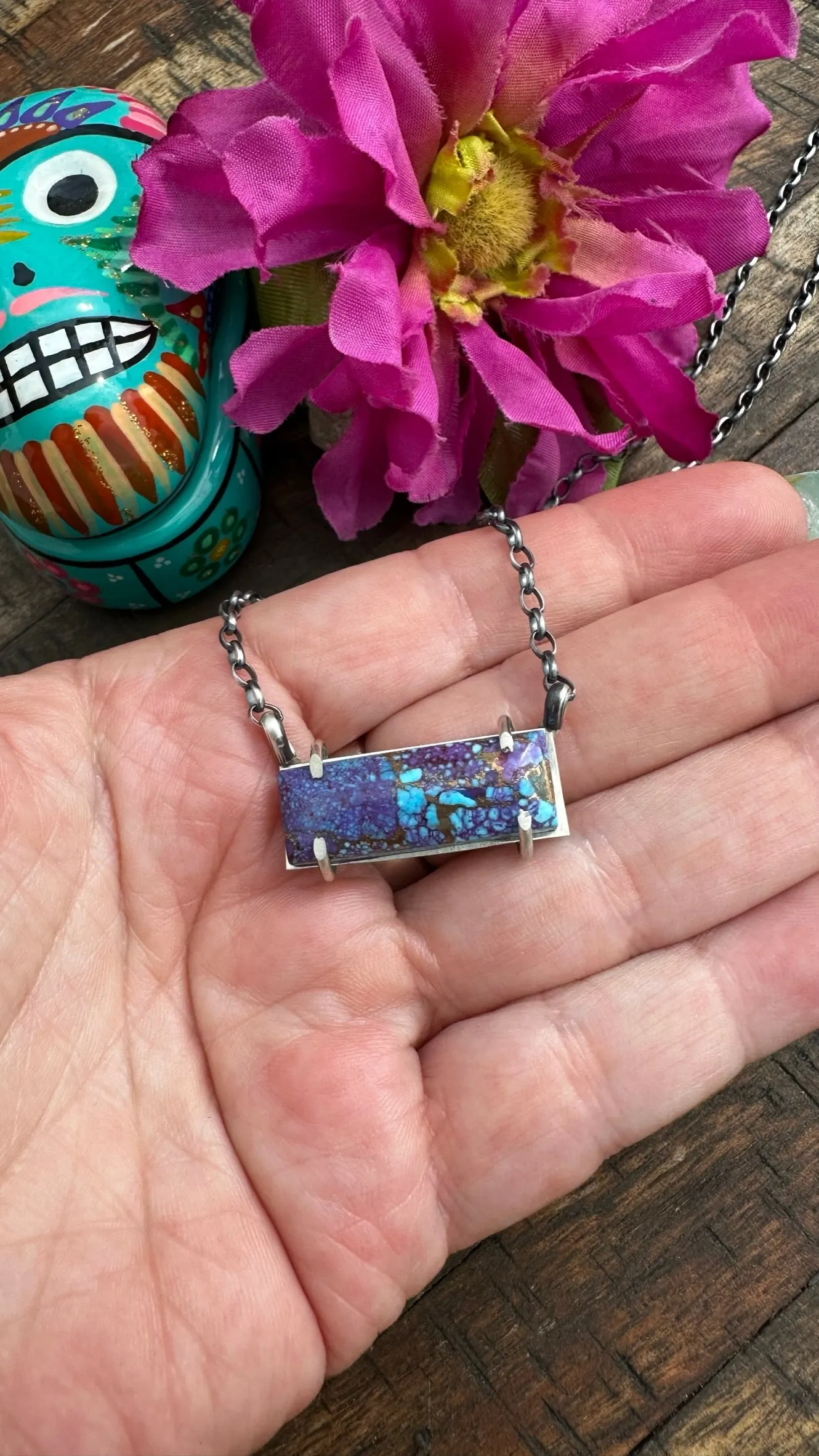 Purple Mojave Kingman Turquoise Waterproof Bar #7