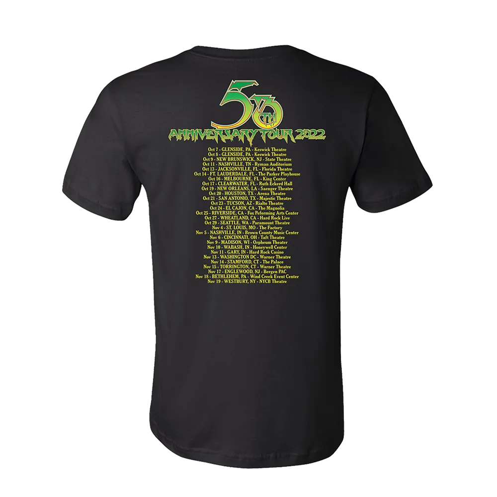 "Close to the Edge" 50th Anniversary US 2022 Tour T-shirt