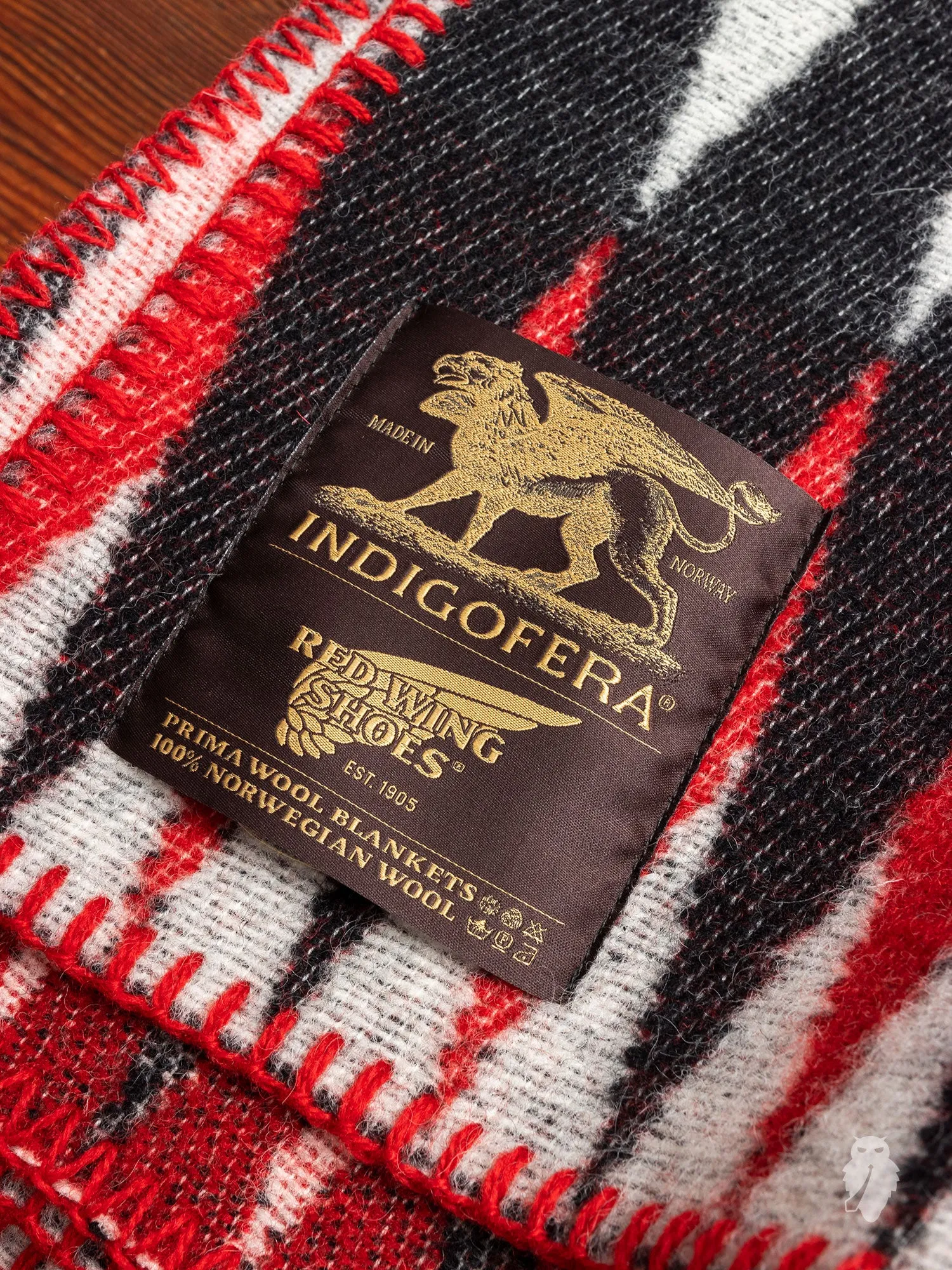 "Redwing" Norwegian Wool Blanket