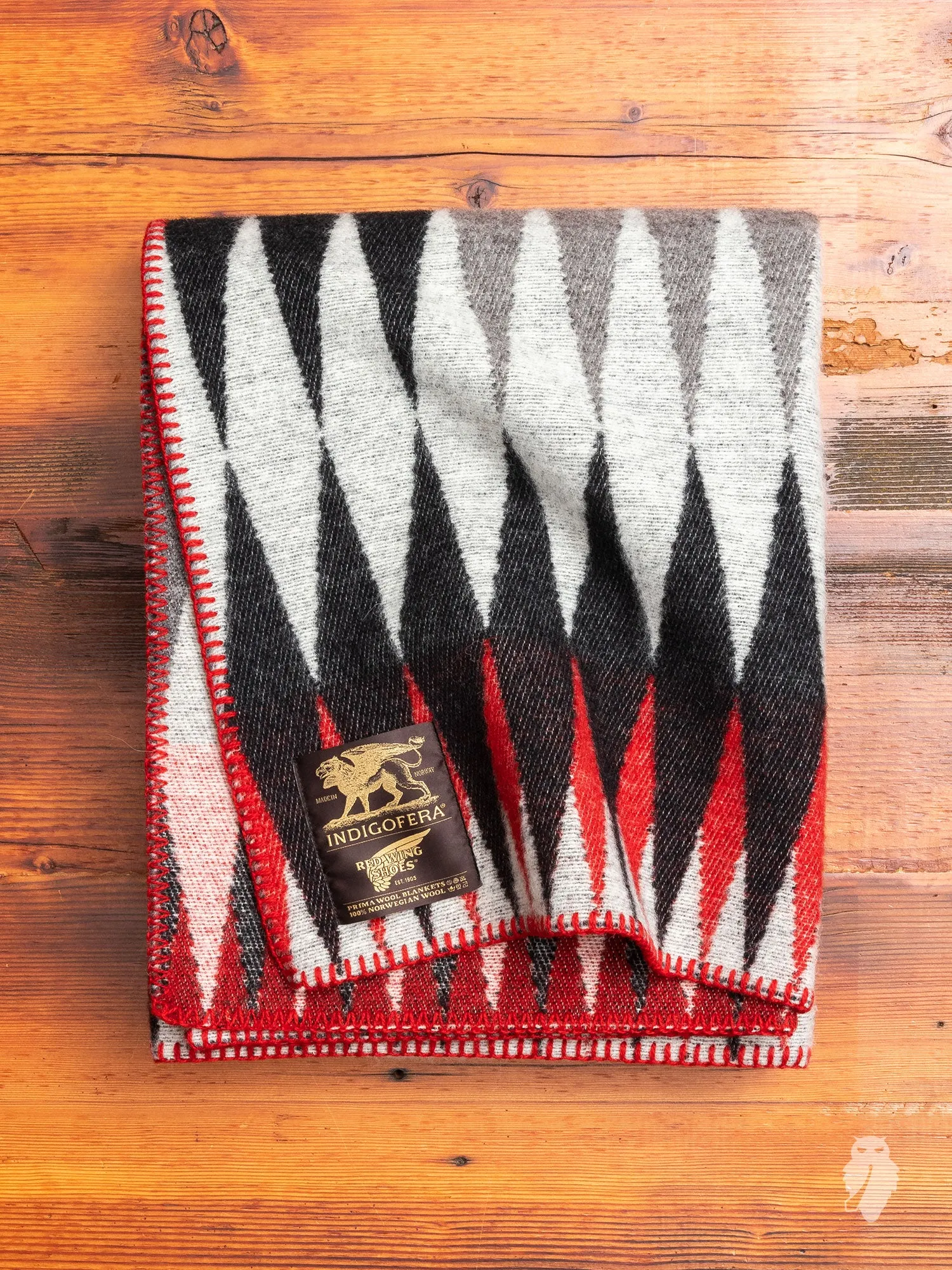 "Redwing" Norwegian Wool Blanket