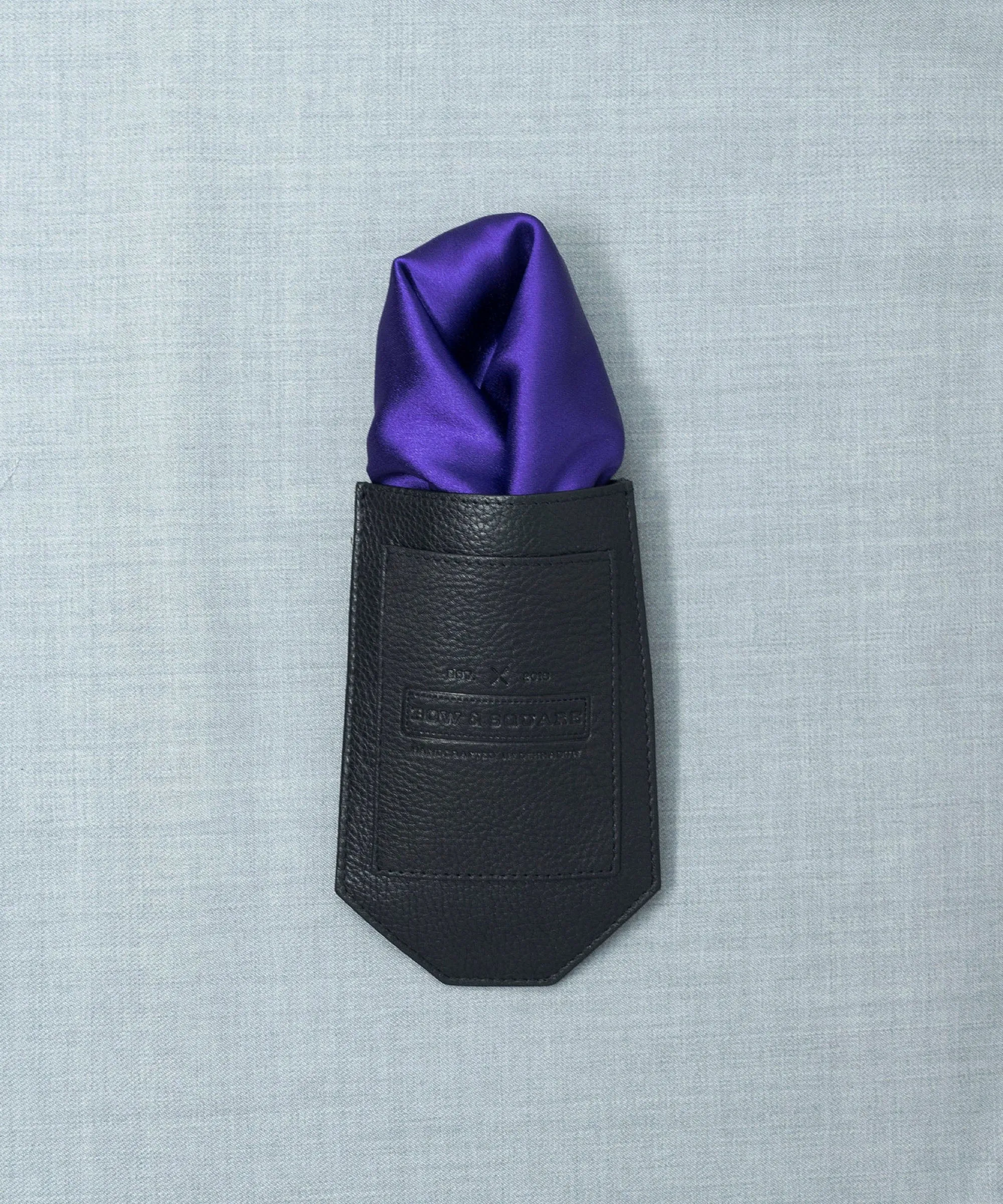 Regal Net Purple Pocket Square