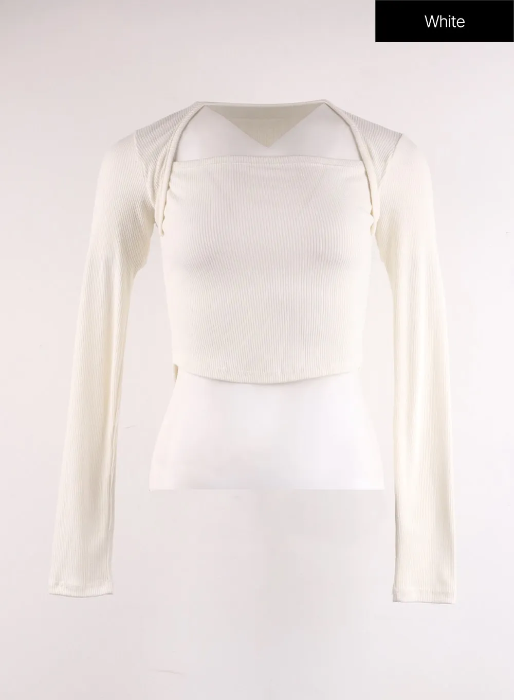 Slim Fit Bolero Crop Top IF402