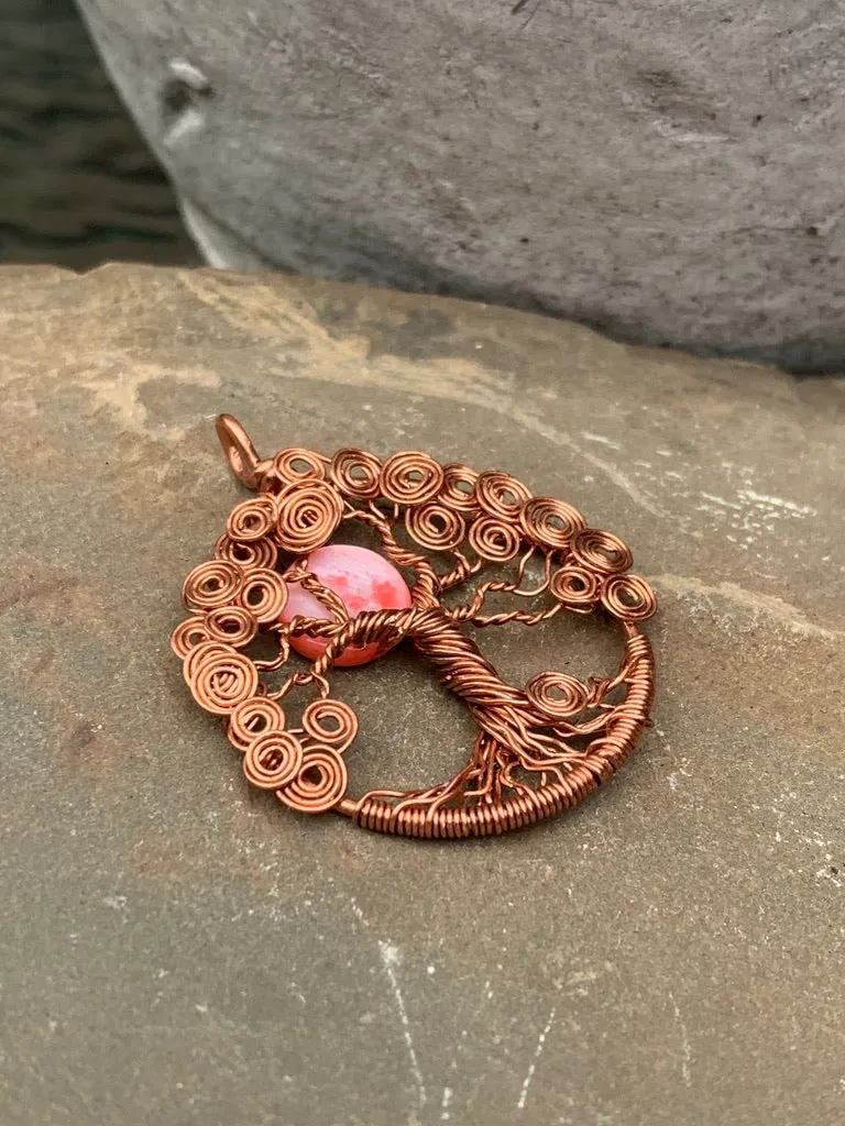 Spiral Tree of Life in Copper