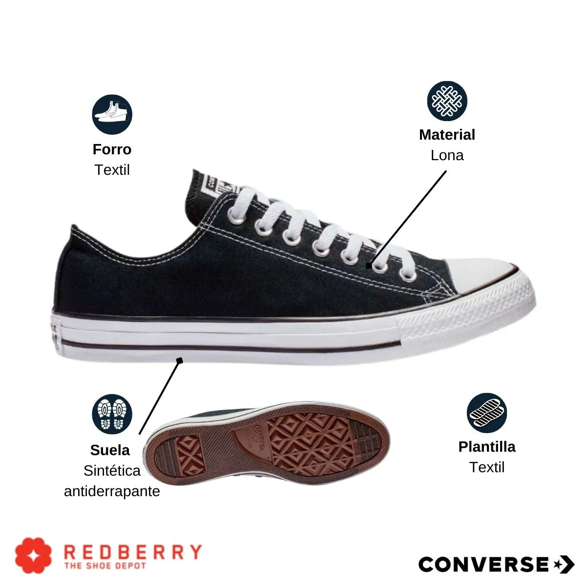 Tenis Converse Chuck Taylor All Star Originales Unisex M9166