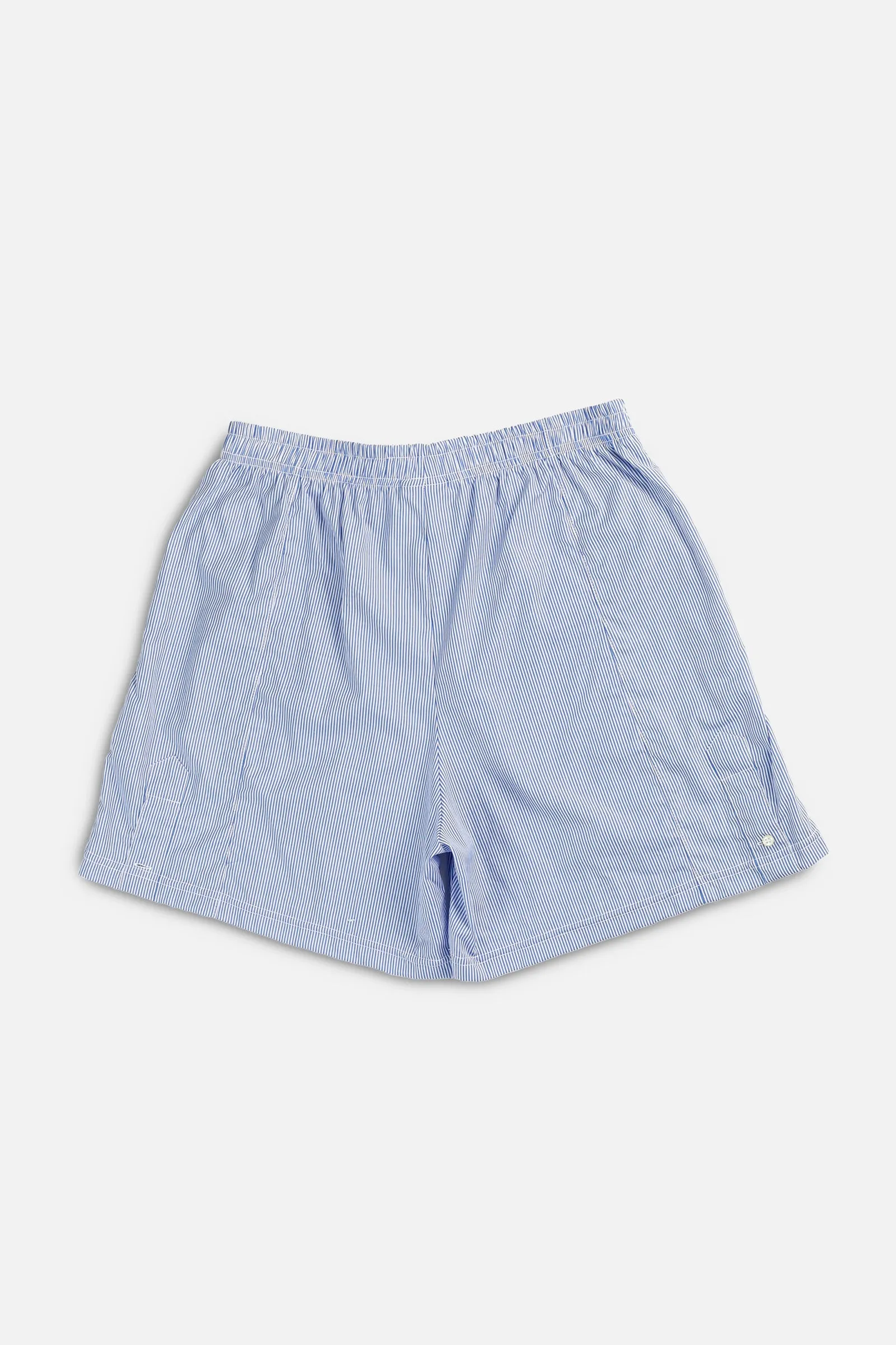 Unisex Rework Oxford Boxer Shorts - M