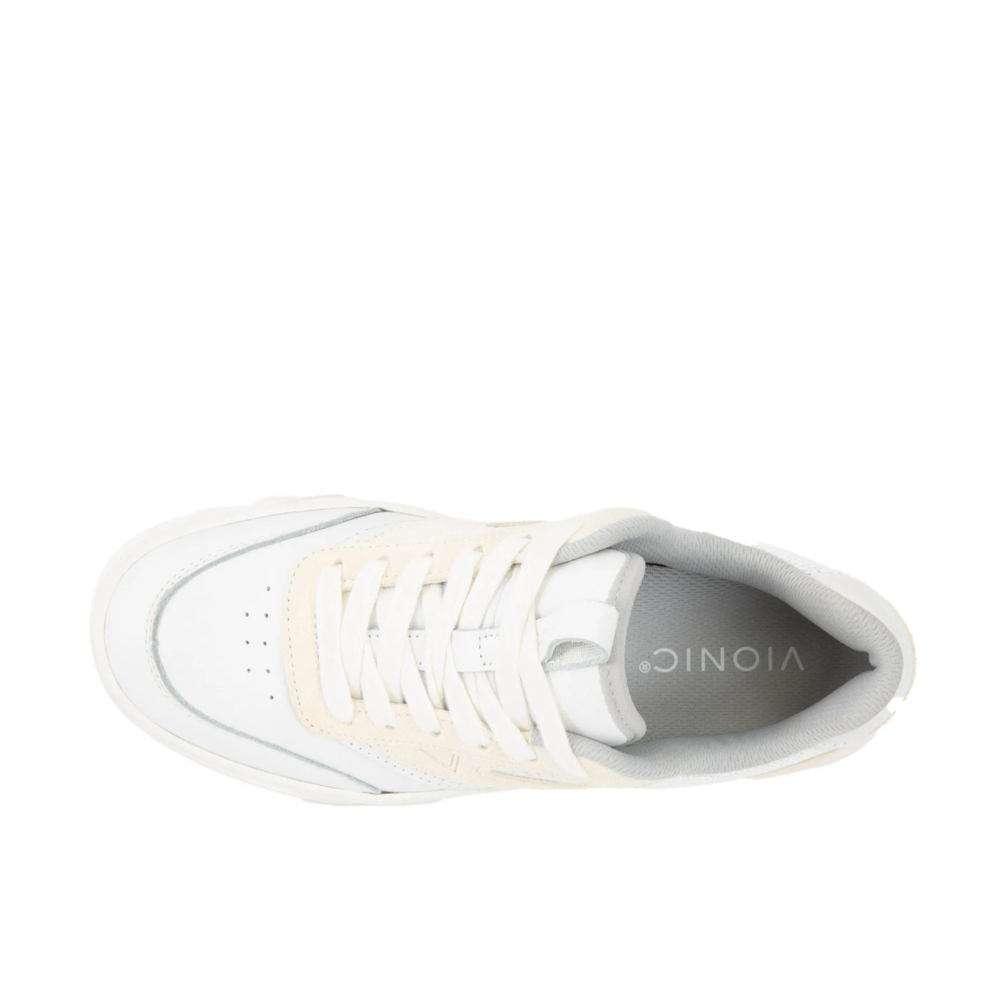 Vionic Womens Karmelle Sneaker White