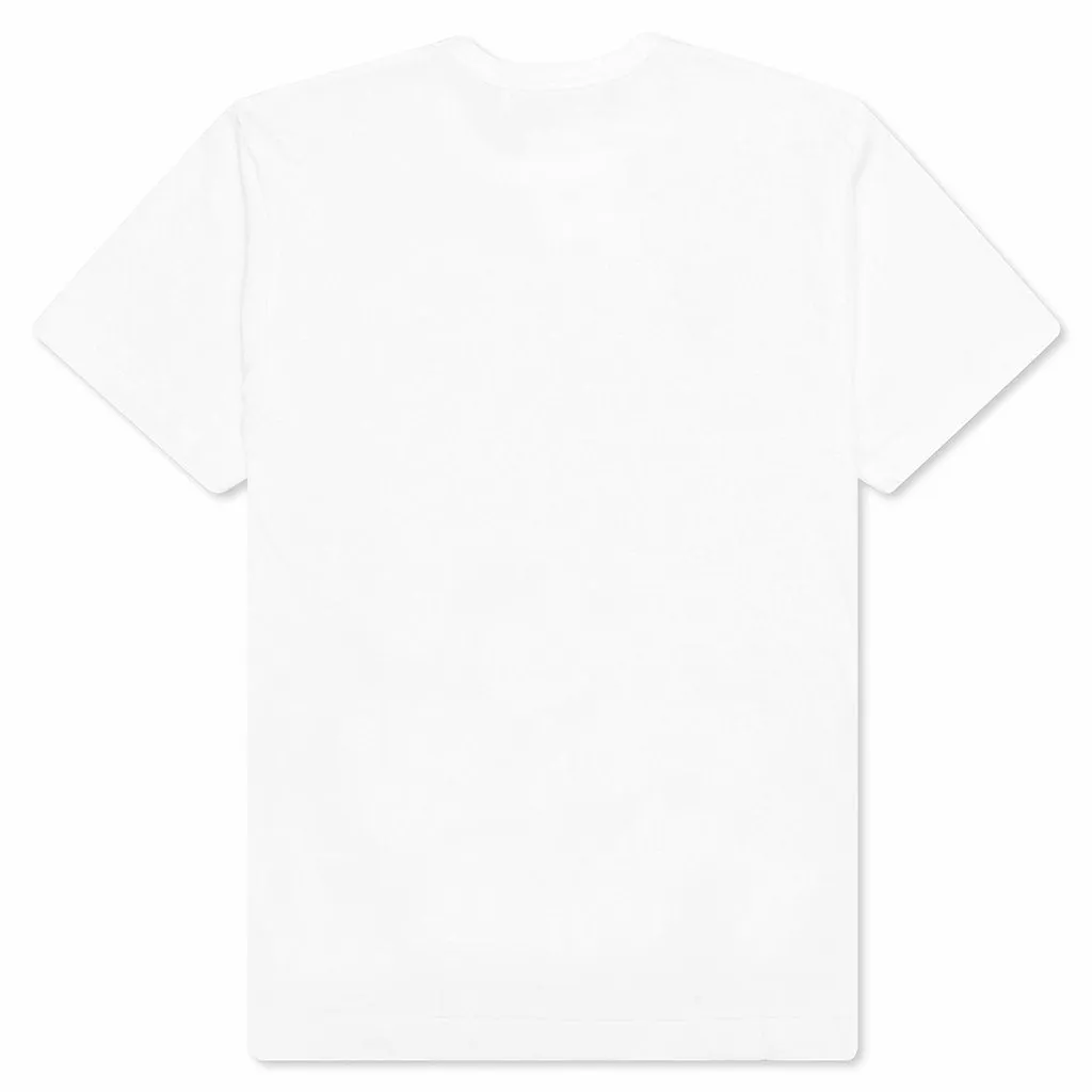 Women's Black Multi Logo S/S T-Shirt - White