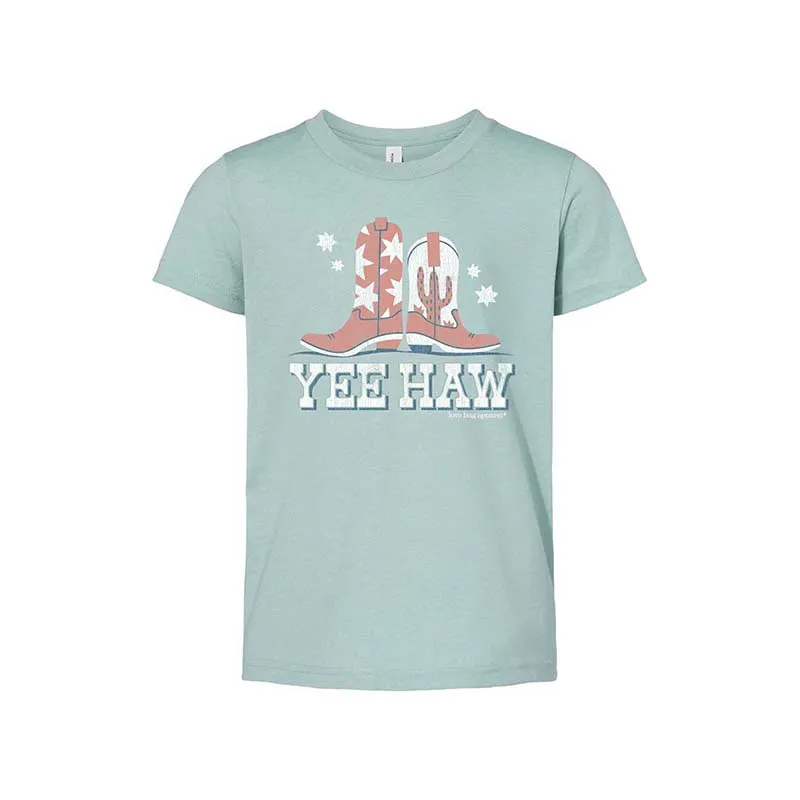 Youth Yeehaw Boots Short Sleeve T-Shirt